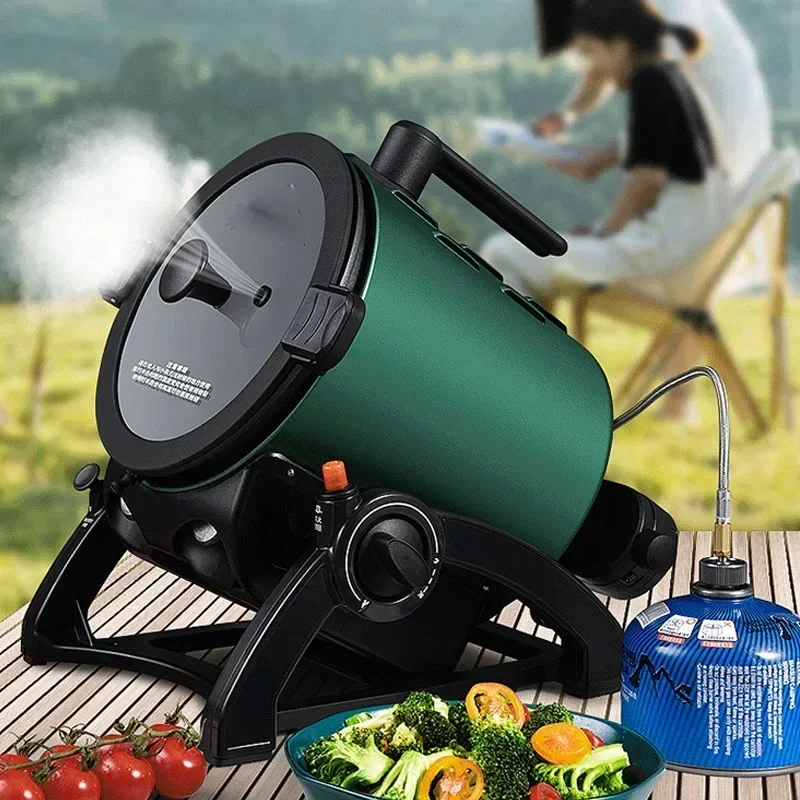 Home Cooking Gas Stove - موقد محمول للاستخدام الخارجي BRS-1902 يعمل