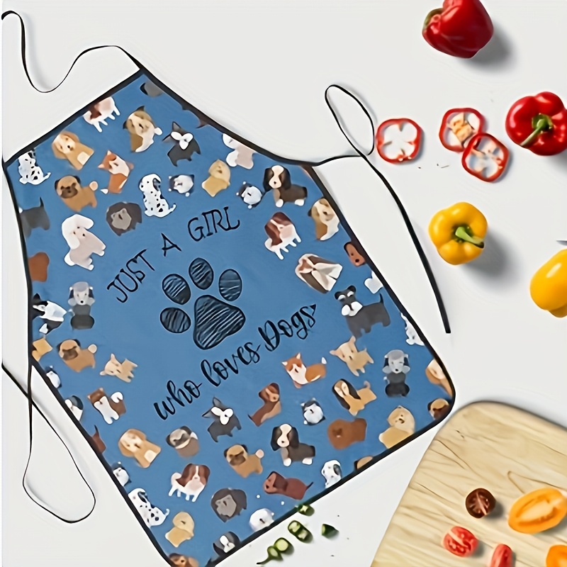 Home Cooking For Dogs - مريلة مطبخ بتصميم 
