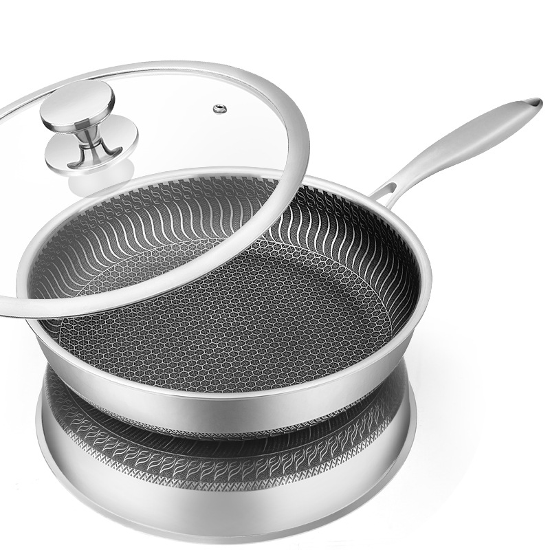 Crepe Pan Nonstick - LMETJMA مقلاة من الفولاذ المقاوم للصدأ