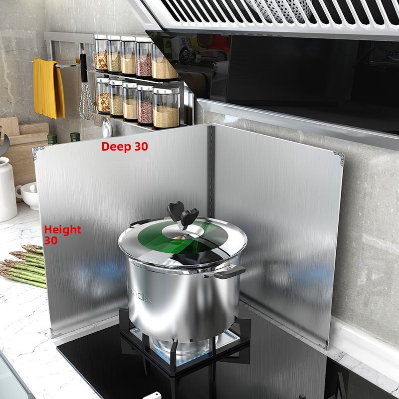 حاجز زيت المطبخ من الفولاذ الم - مراجعة Home Cooking Gas Stove وسعره