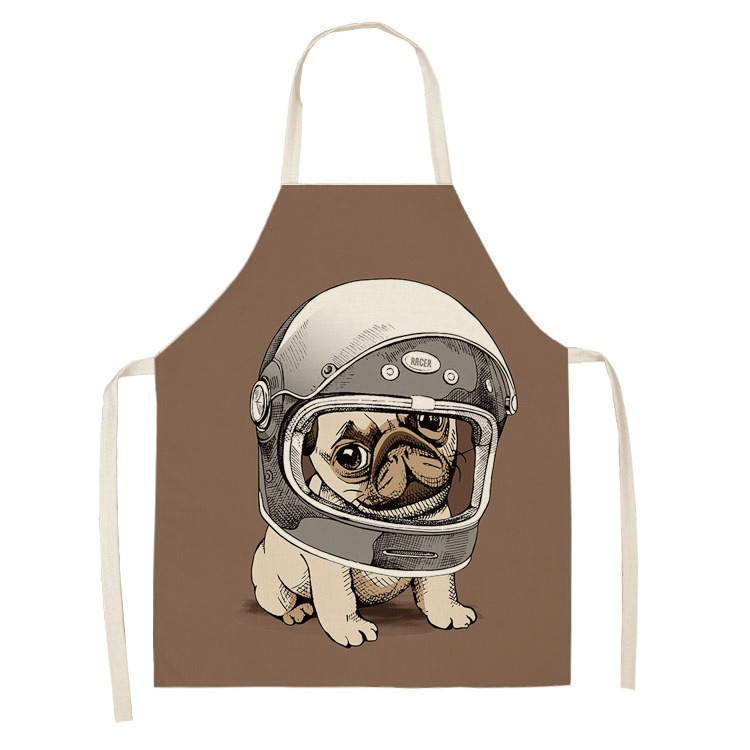 مريلة مطبخ بطبعة كلب البج اللط - مراجعة Home Cooking For Dogs وسعره