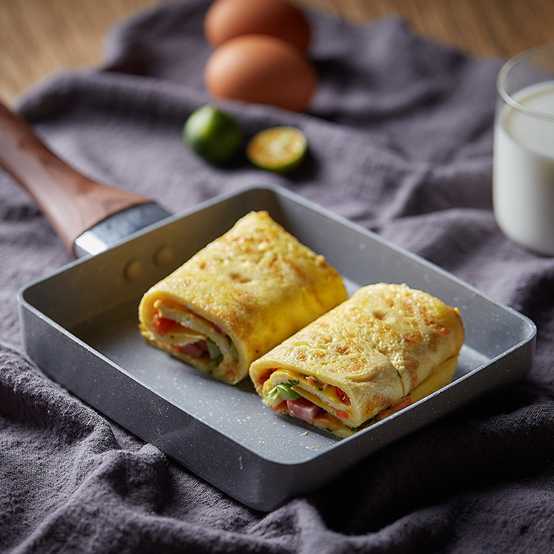 مقلاة تاماغوياكي عجة سوداء غير - مراجعة Crepe Pan Nonstick وسعره