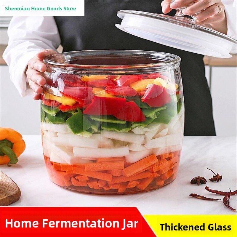 وعاء زجاجي سميك للغاية لتخزين  - مراجعة Fermentation Crock وسعره