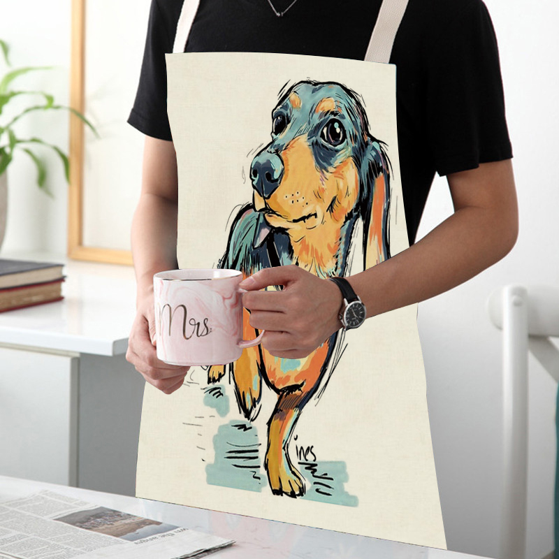 مريلة مطبخ للكبار للأطفال مطبو - مراجعة Home Cooking For Dogs وسعره