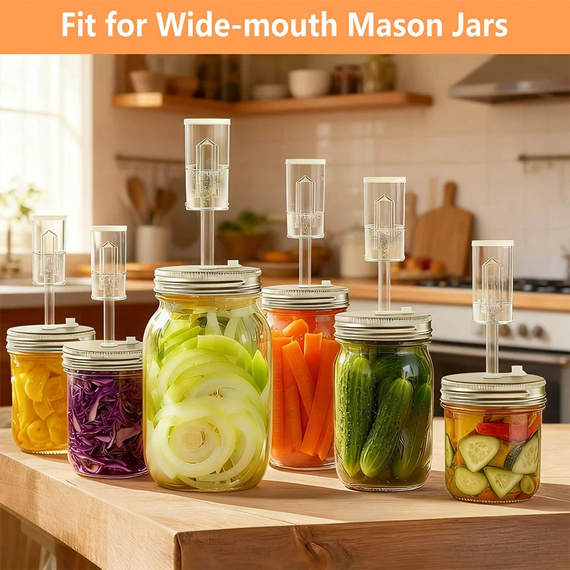 طقم تخمير، برطمانات ماسون واسع - مراجعة Fermentation Crock وسعره