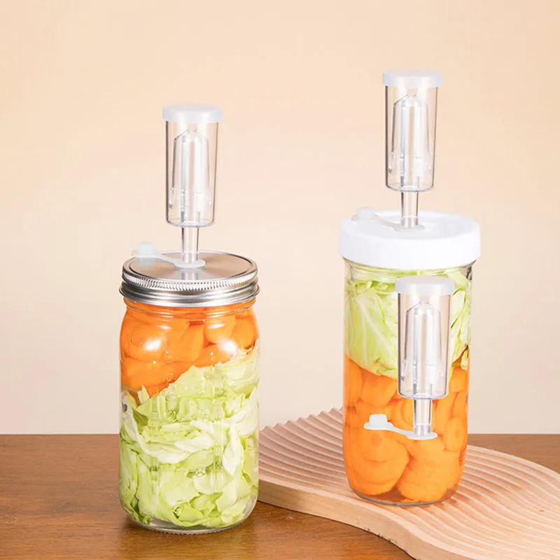 طقم تخمير، برطمانات ماسون واسع - مراجعة Fermentation Crock وسعره